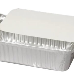 4 x 8 Foil container & lid combo (20x25)