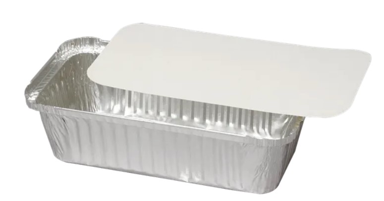 4 x 8 Foil container & lid combo (20x25)