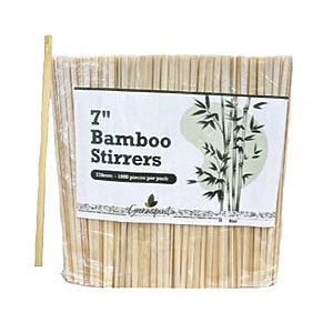 178mm Bamboo stirrers (7") (1000)