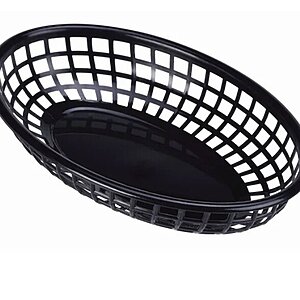 Fast Food Basket Black 23.5 x 15.4cm