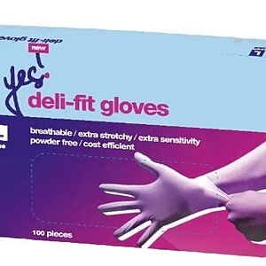 Deli Fit glove Blue Large - 20x100s - CASE
