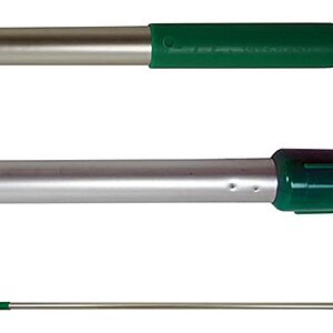 Aluminium/Green handle grip