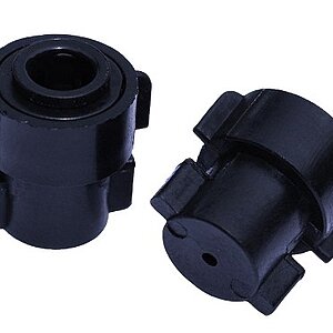 Jet Capules - Q/R 2 mm Jets for brushes Black