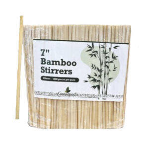 178mm Bamboo stirrers (7") (1000)