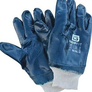 Dipped Nitrile Glove c/w Knit Wrist