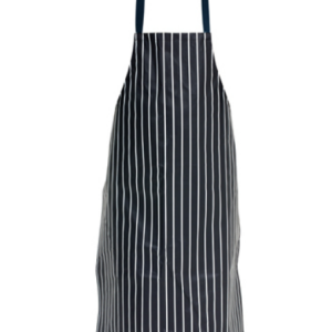 PVC Butcher Stripe Bib Apron