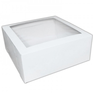 White Window Cake Box 170x170x75mm(100)