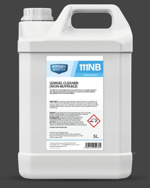 Kitchenmaster Lemon Floor Gel 5L — Northeast Hygiene