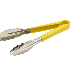 Colour Coded S/St. Tong 23cm Yellow 23cm/9 (L)