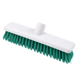 12″ Soft Heavy Duty Hygiene Broom Head-Green