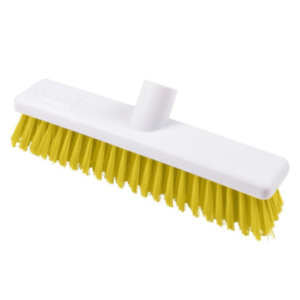 12″ Soft Heavy Duty Hygiene Broom Head-Yellow