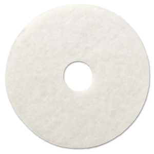White Floor Polish Pads 17"