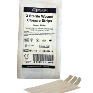 Skin Closures 6mm x 75mm (50 Strips of 3)