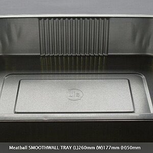 Italian Meatball Smoothwall Tray 260x177x50mm(430)
