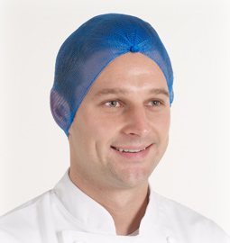 HairTite Standard Blue Metal-Free Hairnets(100)