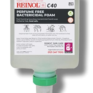 C40 Reinol X-Range Foam, Perfume Free Bactericidal Foaming Soap 1000ml