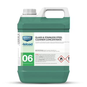 Reload No6 2Ltr Glass & Stainless Steel Cleaner Super Concentrate, 2 Ltr