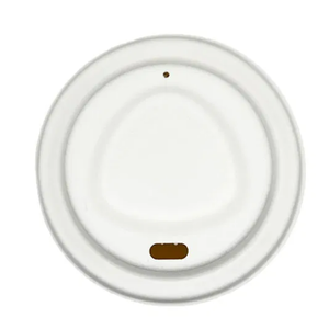 90mm Greenspirit Bagasse Hot Cup Lids (12/16oz) (20x50)