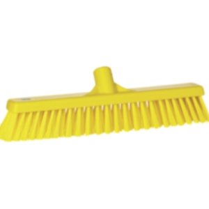 Vikan Yellow 410mm Soft/Stiff Broom