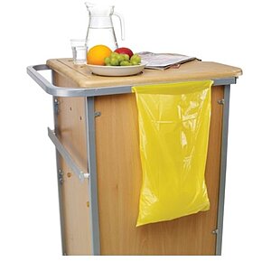 Clinical Waste Bags Yellow With Adhesive Strip Pack(10x200)  270mm x 460 mm