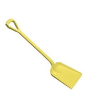 Vikan 1040mm One Piece Shovel, D Grip, Yellow