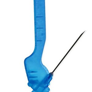 Hypodermic SAFETY Needles 23G Blue x 1" (100)