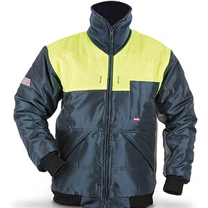 Flexitog Freezer Jacket, Yellow/Navy