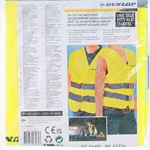 Dunlop Safety Vest - One Size