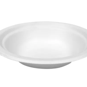 12oz Compostable White Bagasse Bowls (20x50)