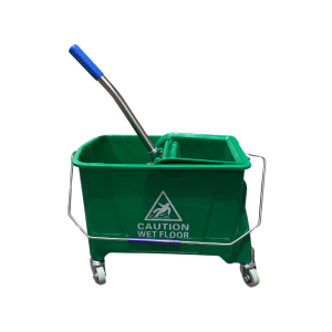 Green Mop Bucket and Wringer 20 Litre