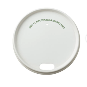 80mm Greenspirit Aqueous Paper Hot Cup Lids (8oz) (20x50)