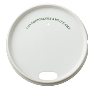 90mm Greenspirit Aqueous Paper Hot Cup Lids (12/16oz) (20x50)