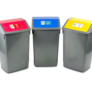Addis Grey 60 Litre Recycling Bins (Lids Not Included) - Pack of 3