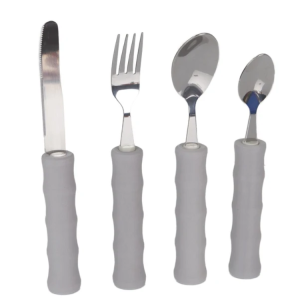 4 Piece Set Of Lightweight Foam Handled Cutlery