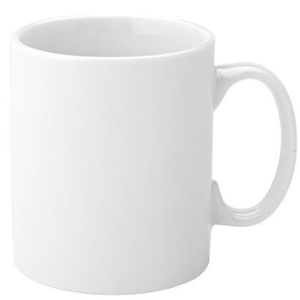 Pure White Straight-Sided Mug 12oz (12 PK)