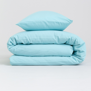 Duck Egg Flame Retardent Duvet Cover Single