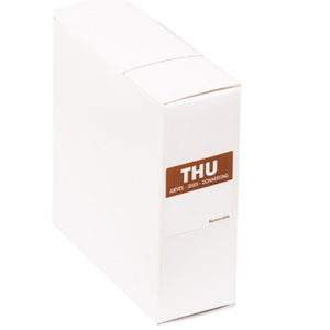 25mm Thursday Square Removable Label 1000 Per Roll