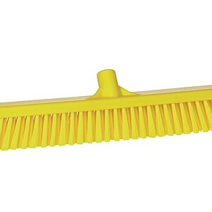 Vikan Broom, 610 mm, Soft/hard, Yellow