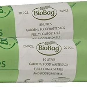 Biobag Compostable  80L Sack 26x44"(200)